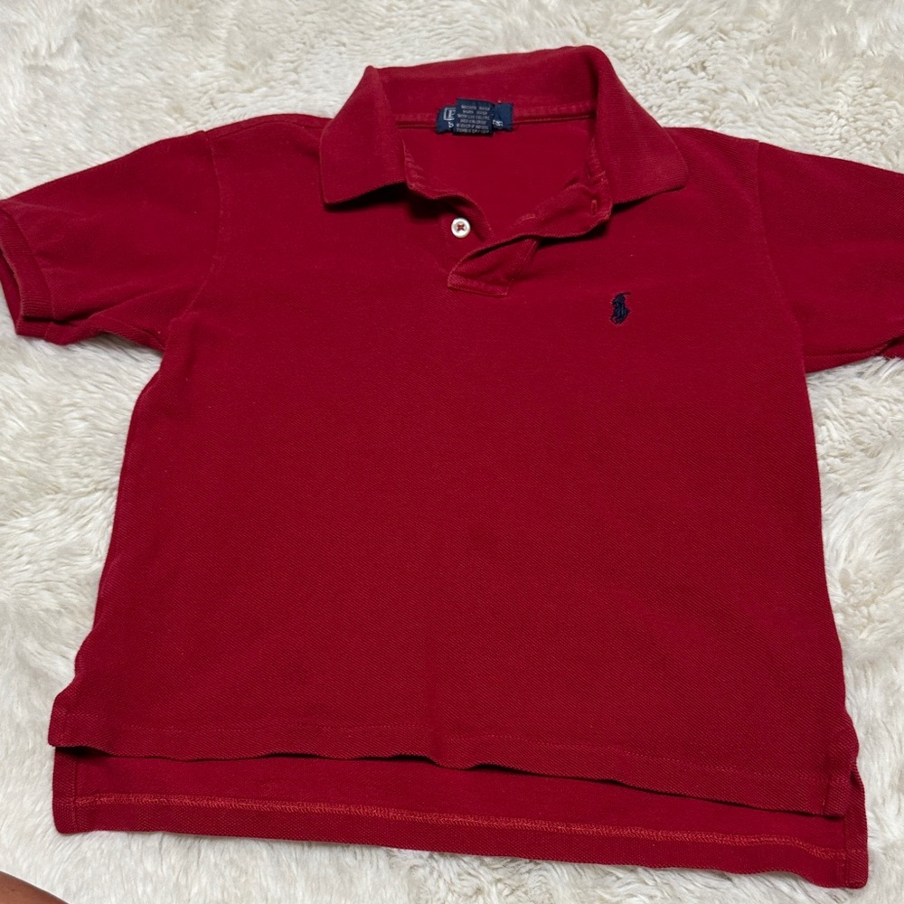 Ralph Lauren Kids Polo in Rich Red